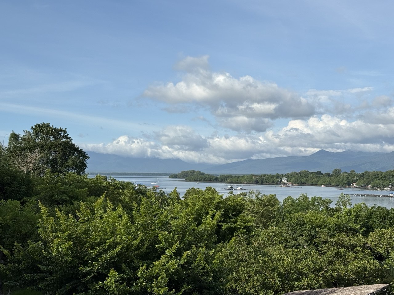 Puerto Princesa Bay viewed from Hotel Palacio in Palawan