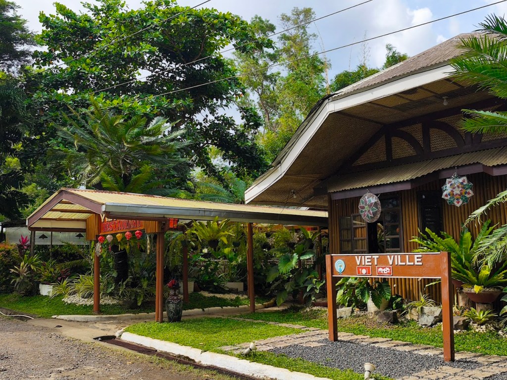 Exterior of Viet Ville Restaurant in Puerto Princesa, Palawan